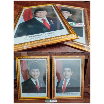 Foto dan Bingkai Presiden & Wakil Presiden RI 2024